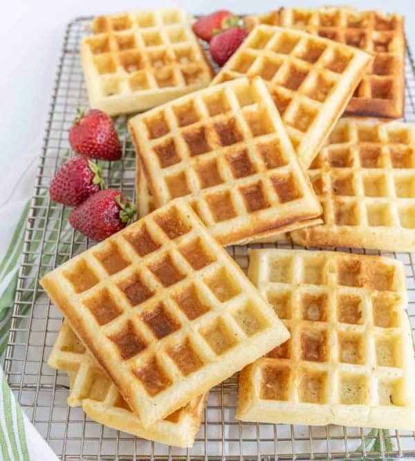 Classic Fluffy Buttermilk Waffle Recipe | Easy Buttermilk Waffle Batter