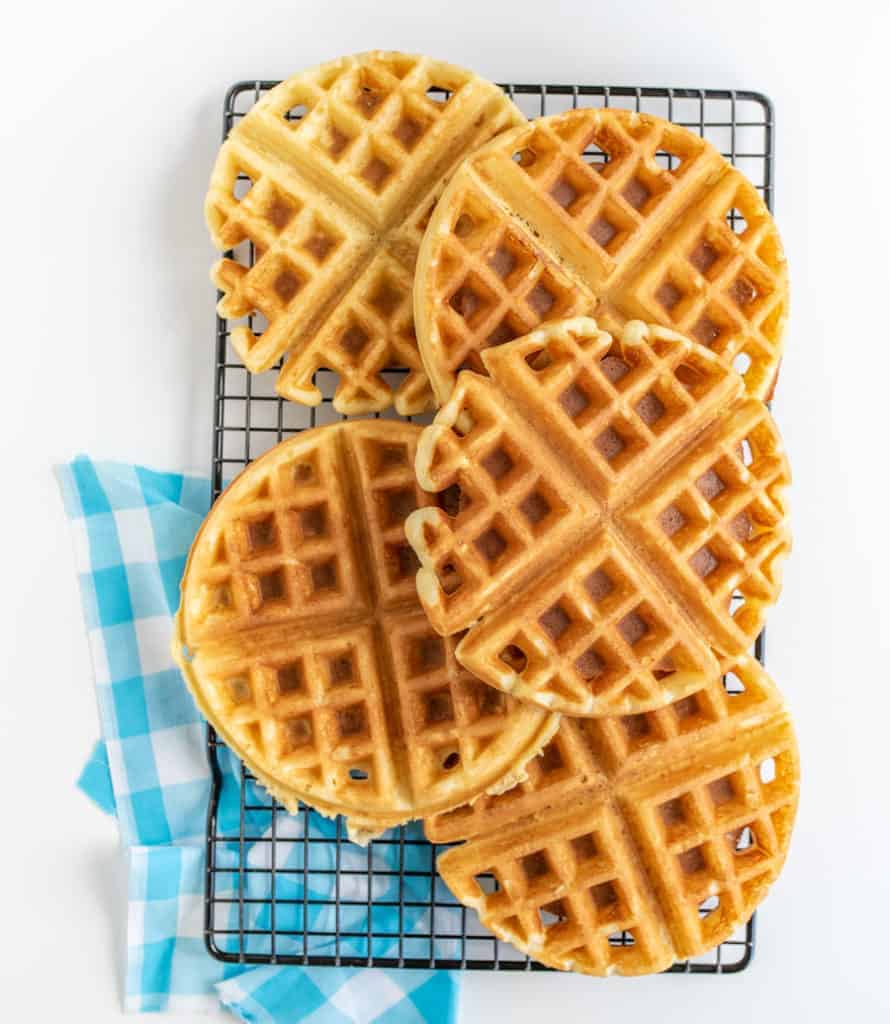 Extra Light and Fluffy Homemade Waffles | How To Make Fluffy Waffles