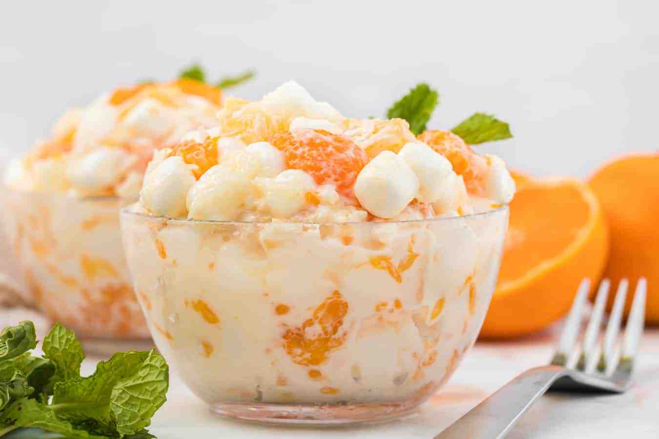 This tasty and creamy 6-cup ambrosia fruit salad is the simplest thing to make and is forever a hit for kiddos and adults alike at any gathering!