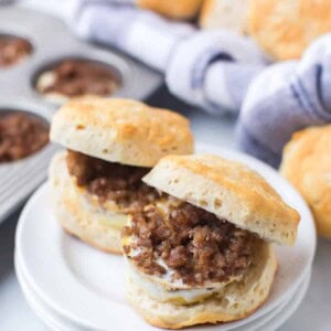 Breakfast Biscuit Sandwiches for a Crowd - Bless This Mess