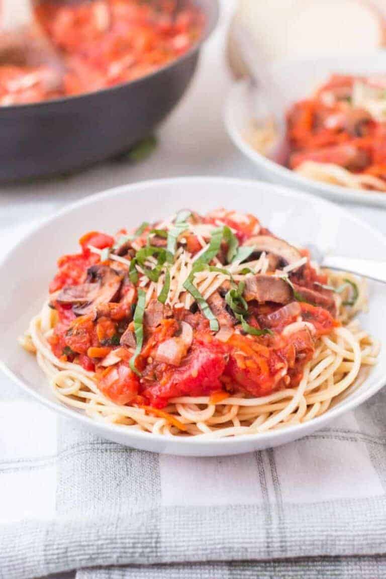 Steak and Mushroom Marinara - Bless This Mess