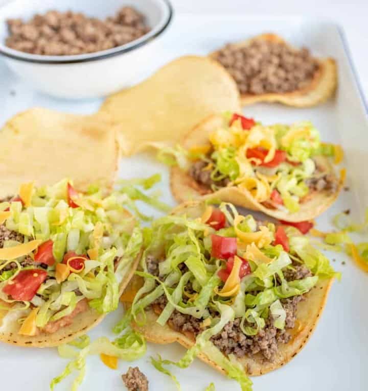 Ground Beef Tostada Recipe — Easy Ground Beef Tostada Recipe 5873