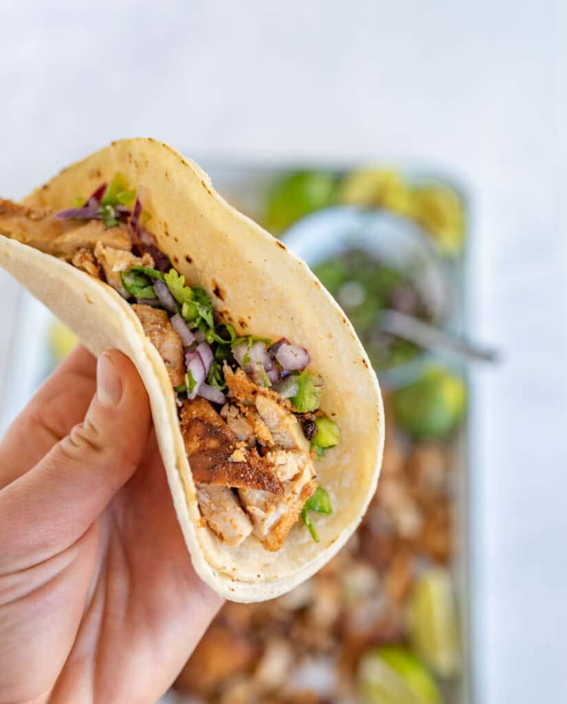Easy Chicken Tacos | The Best Chicken Tacos Recipe - Only 25 min!