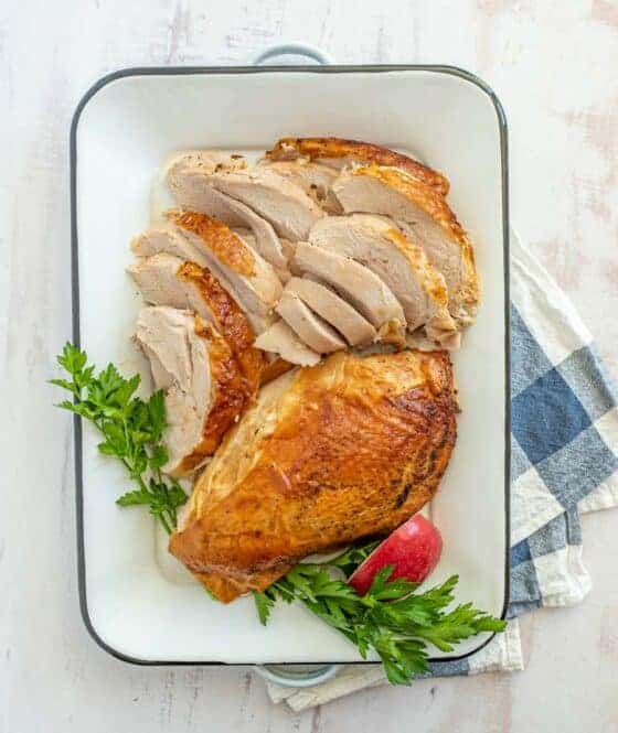 Simple And Juicy Oven Roasted Turkey Breast — Bless This Mess