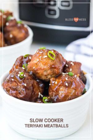 Crockpot Honey Teriyaki Meatballs | Easy Meatball Appetizer Recipe
