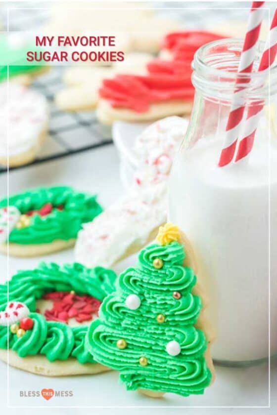 Easy Cut Out Sugar Cookies for Decorating | Bless This Mess