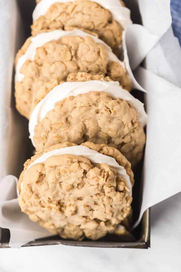 Homemade Oatmeal Cream Pies - Bless This Mess