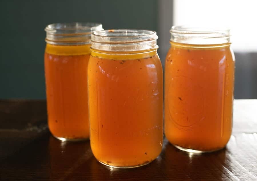 Canning chicken broth made in the Instant pot 