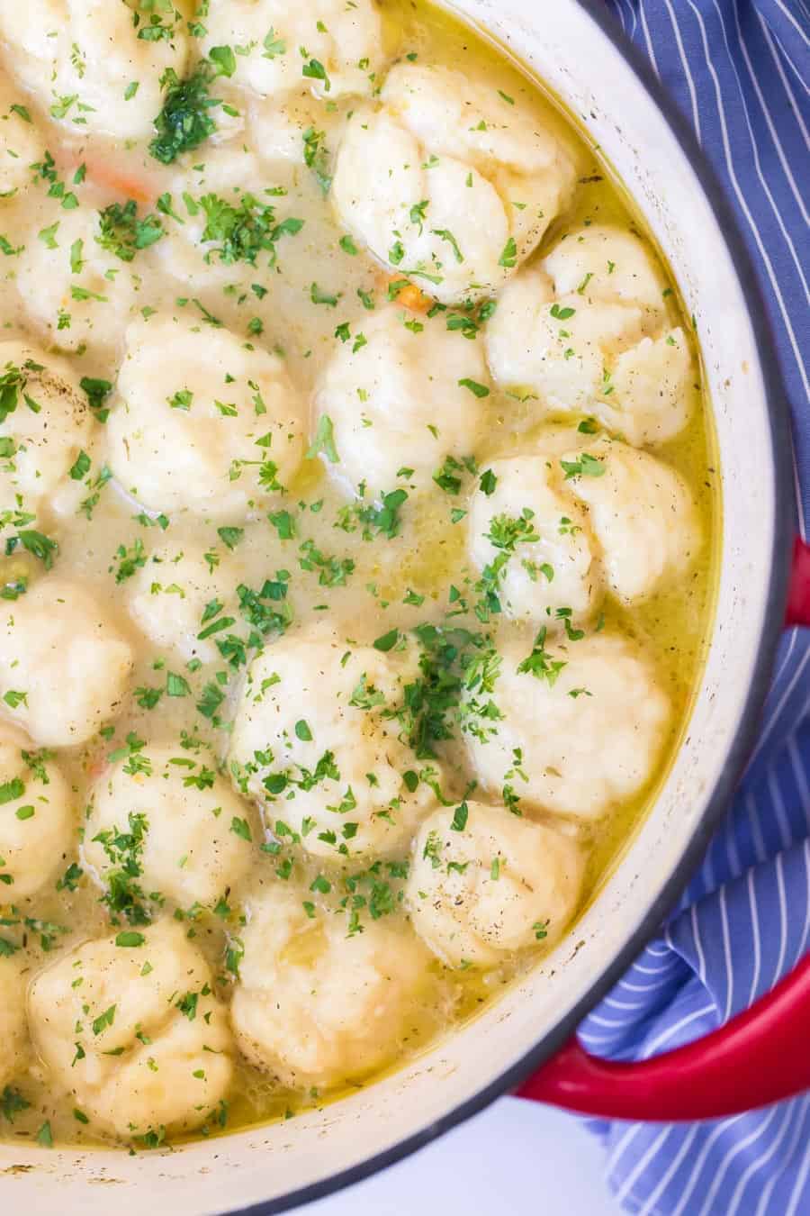 Old Fashioned Chicken and Dumplings Soup | Bless This Mess