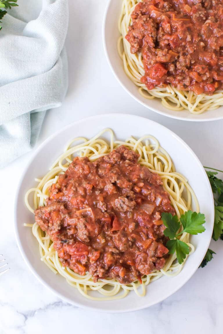 Easy Homemade Bolognese Sauce Recipe | Bless This Mess