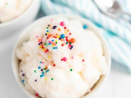 Quick and Easy Snow Ice Cream