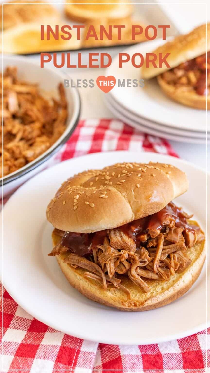 Instant Pot Pulled Pork Recipe - Perfect for Pulled Pork Sandwiches!