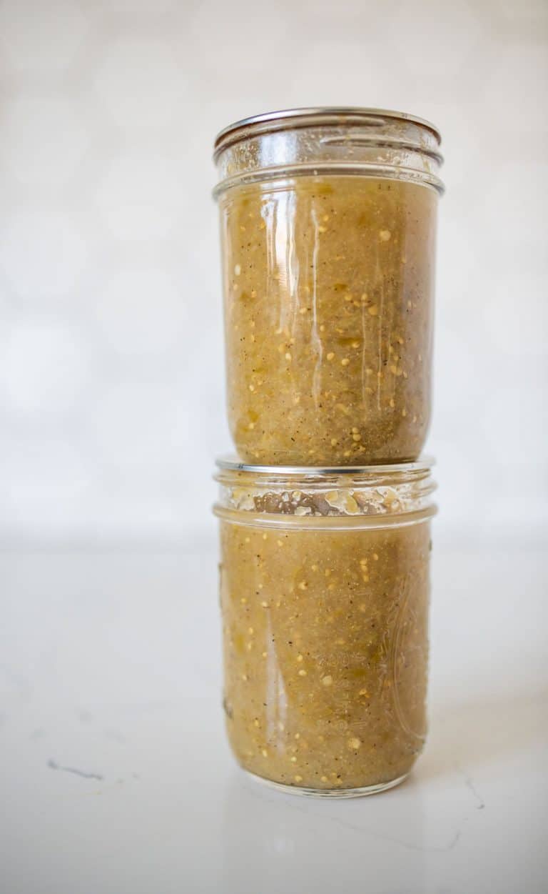 Tomatillo Salsa Recipe for Canning — Water Bath Canning