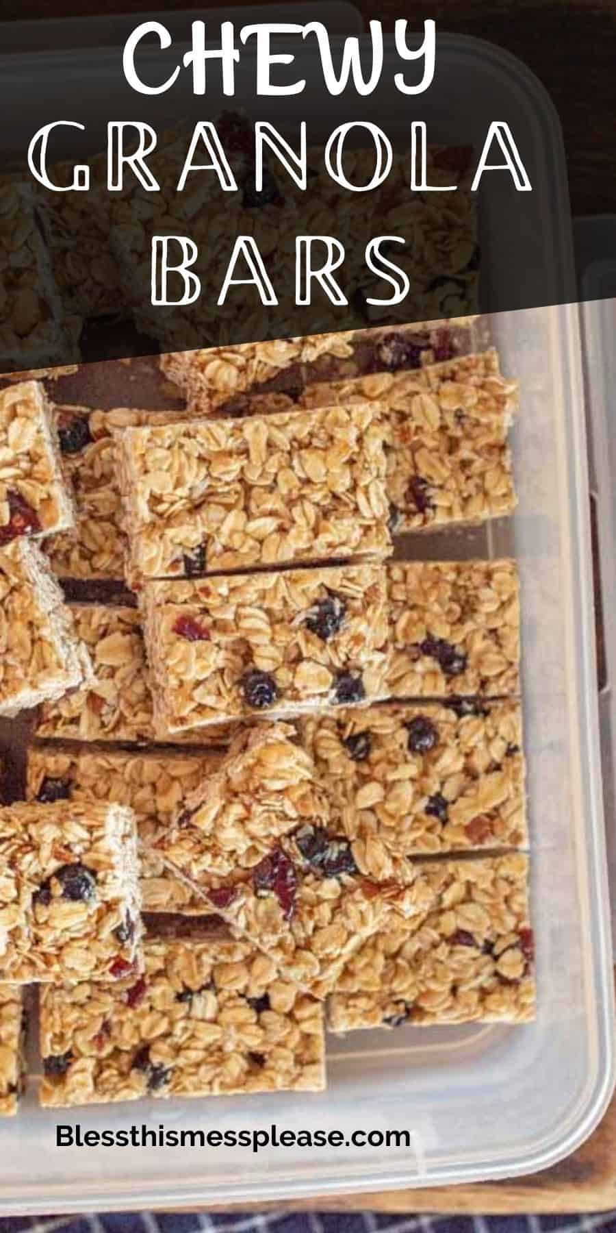 8 Easy Homemade Granola Bar Recipes Healthy Granola Bars