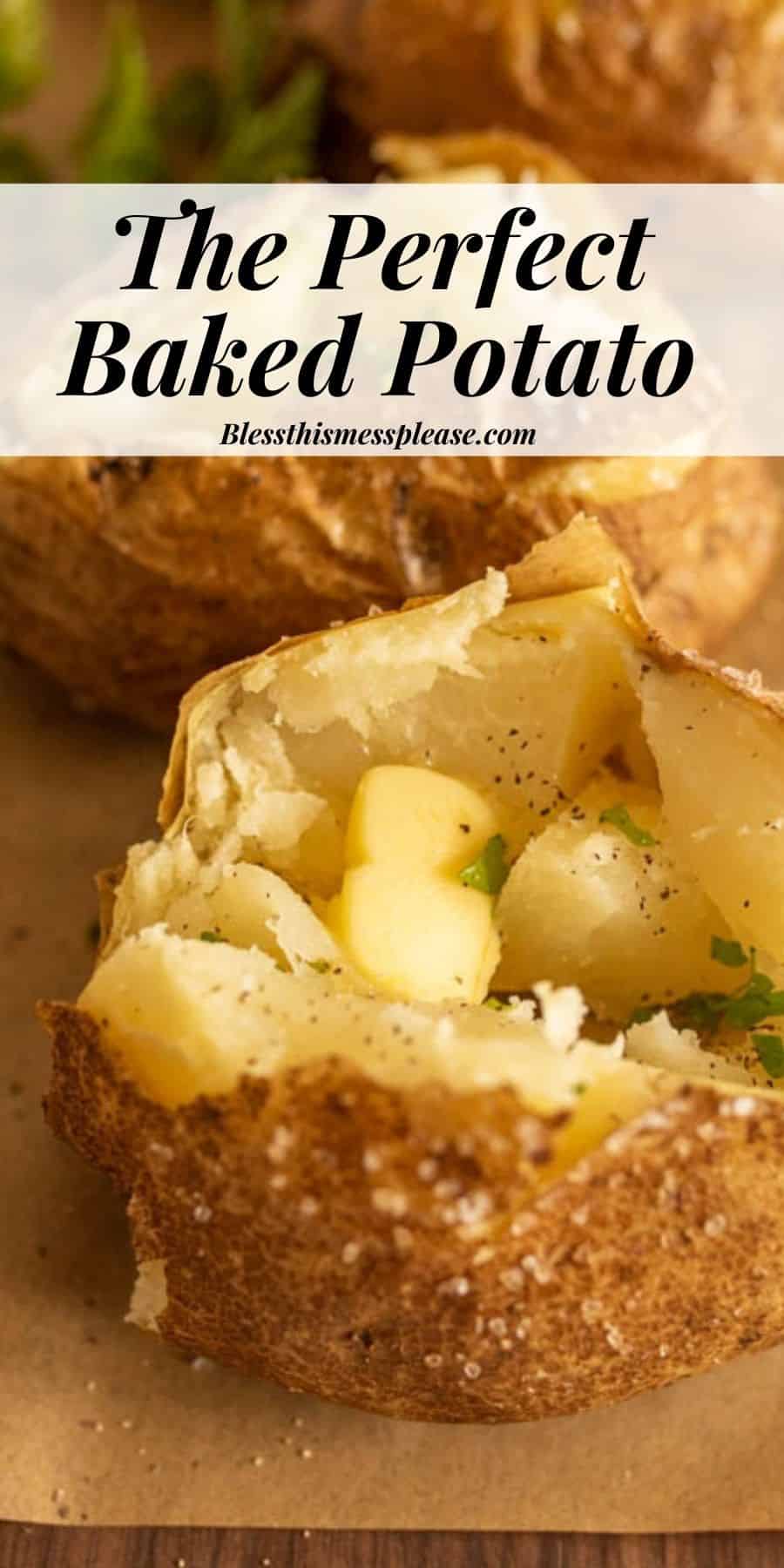 Baked Potato Recipe (Best Method!) - Bless This Mess