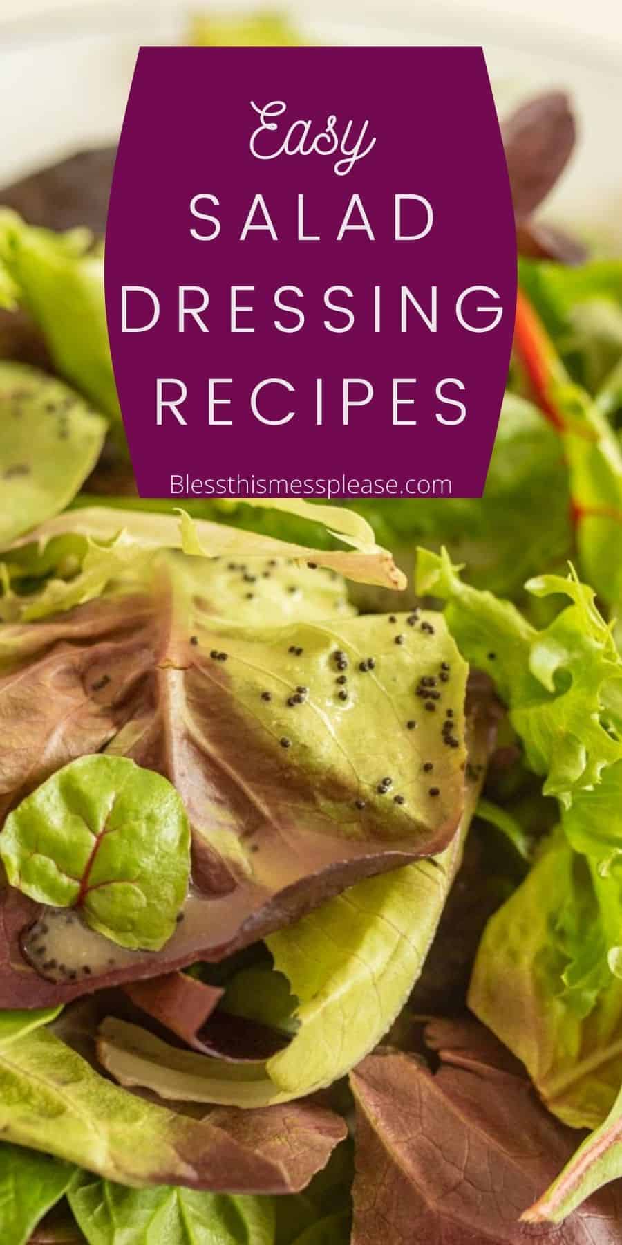 How To Make Homemade Salad Dressing 9 Easy Recipes