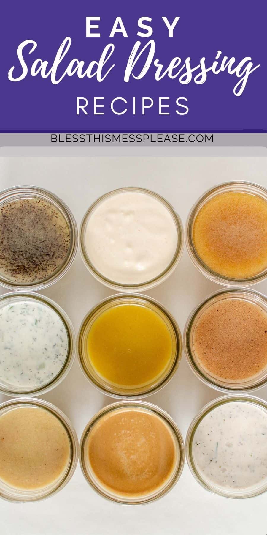 How to Make Homemade Salad Dressing - 9 Easy Recipes! — Bless this Mess