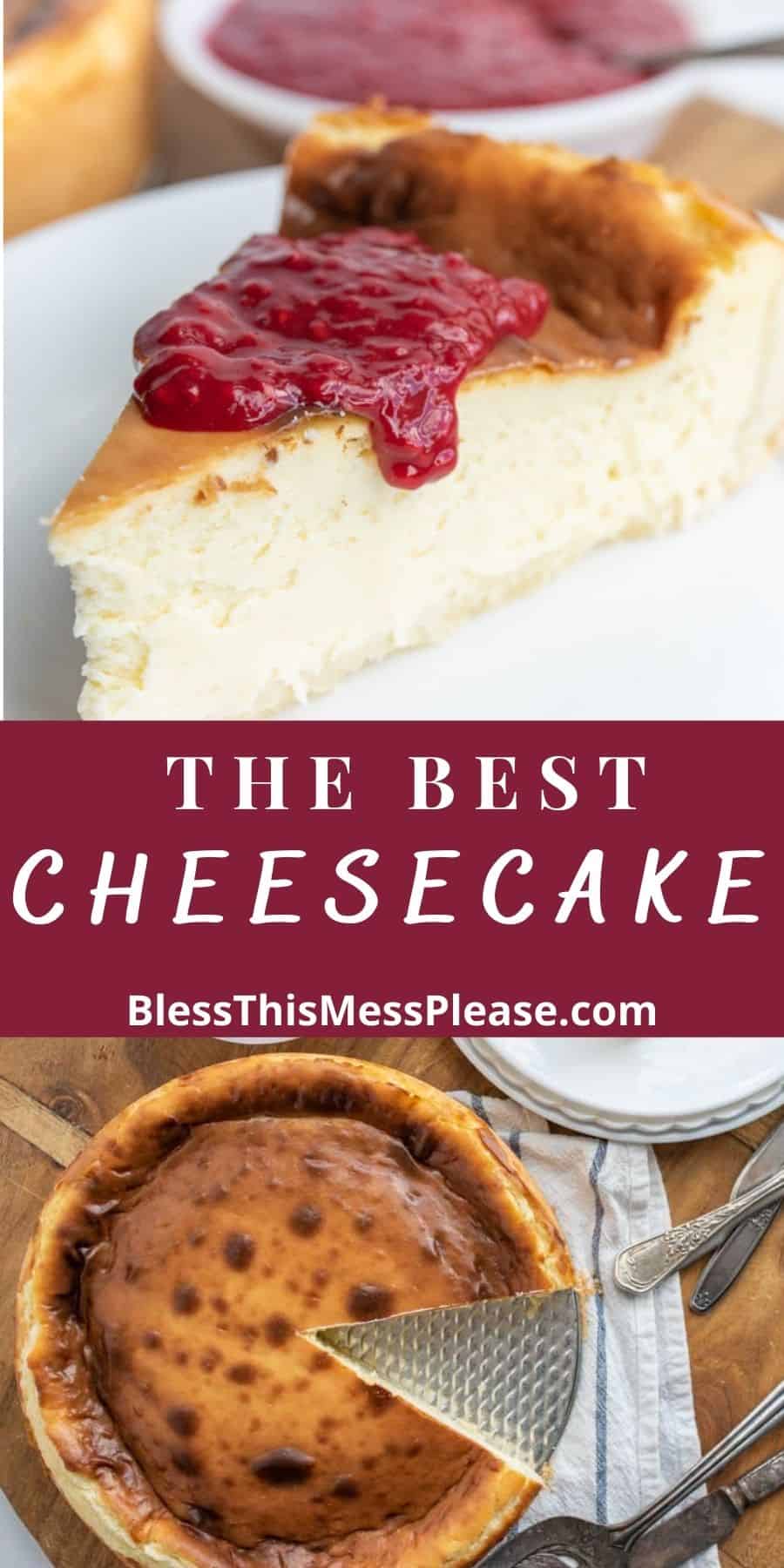 Beth's Cheesecake Recipe (sugar cookie crust!)