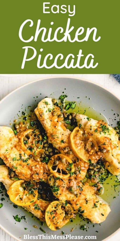 Chicken Piccata — Bless this Mess