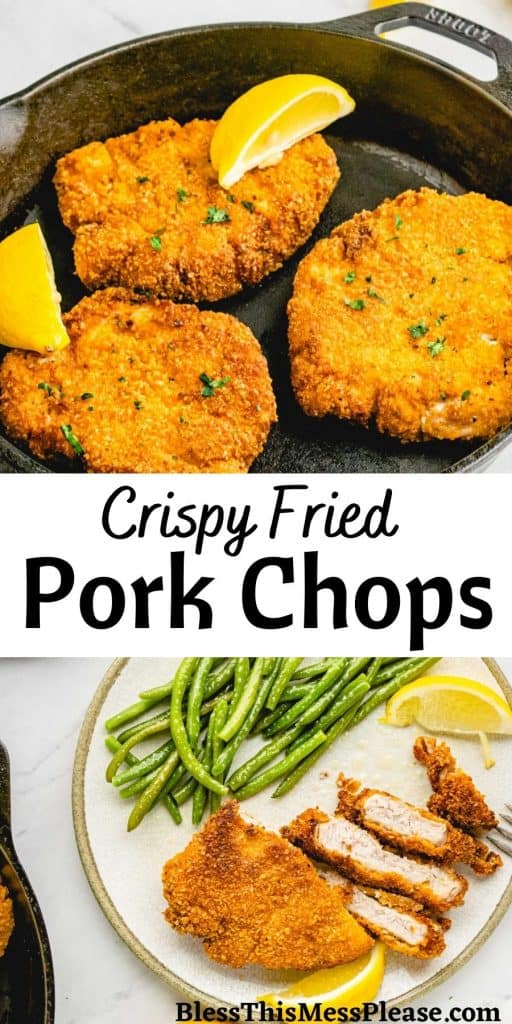 Crispy Fried Pork Chops — Bless this Mess