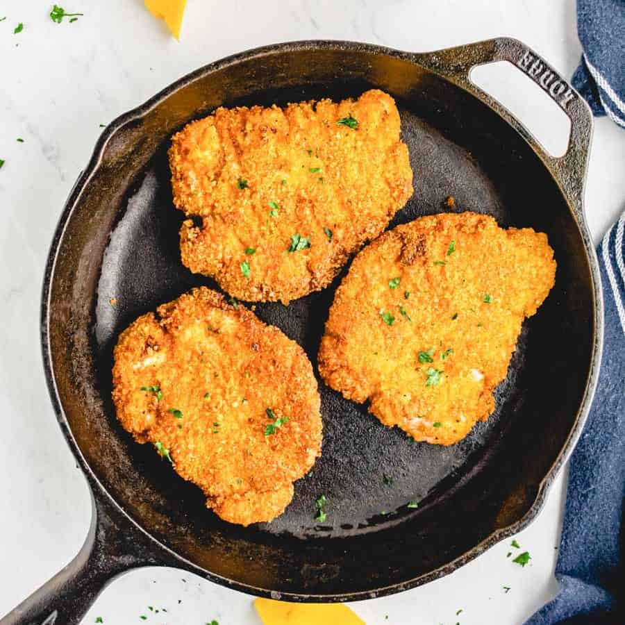 Crispy Fried Pork Chops — Bless this Mess