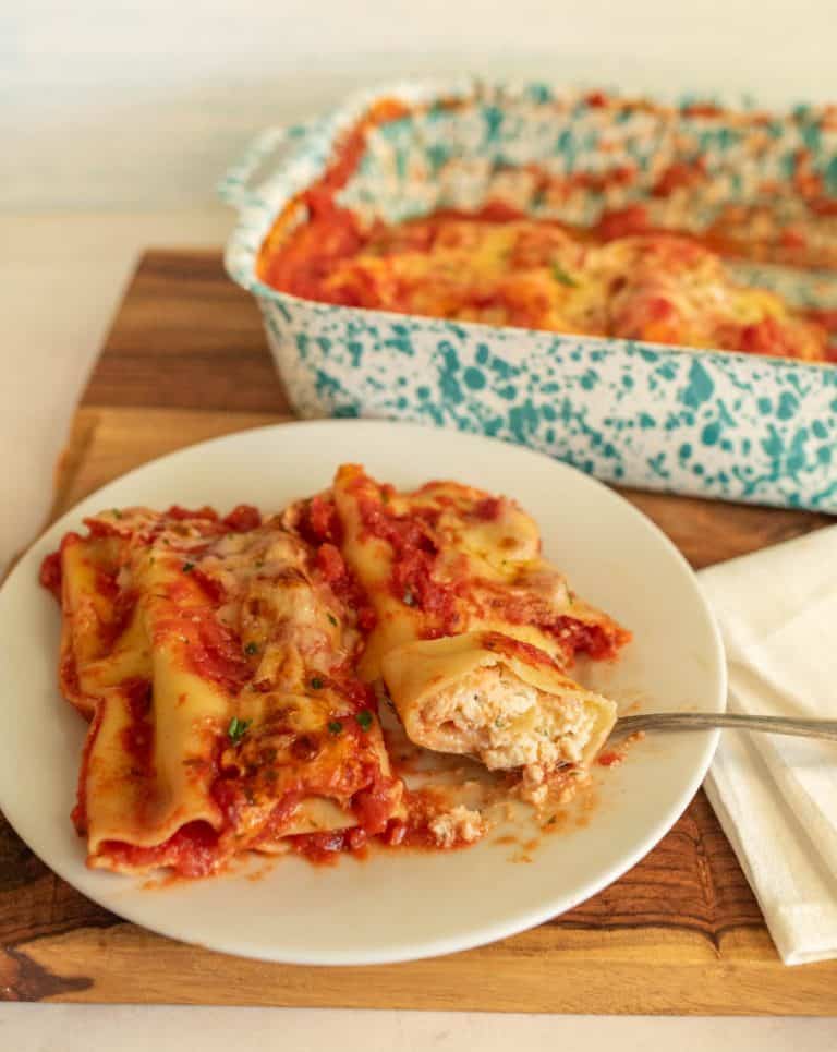 The EASIEST Manicotti Recipe — Bless this Mess