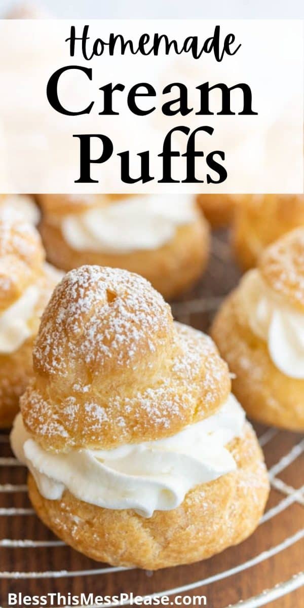 Easy Homemade Cream Puffs — Bless This Mess