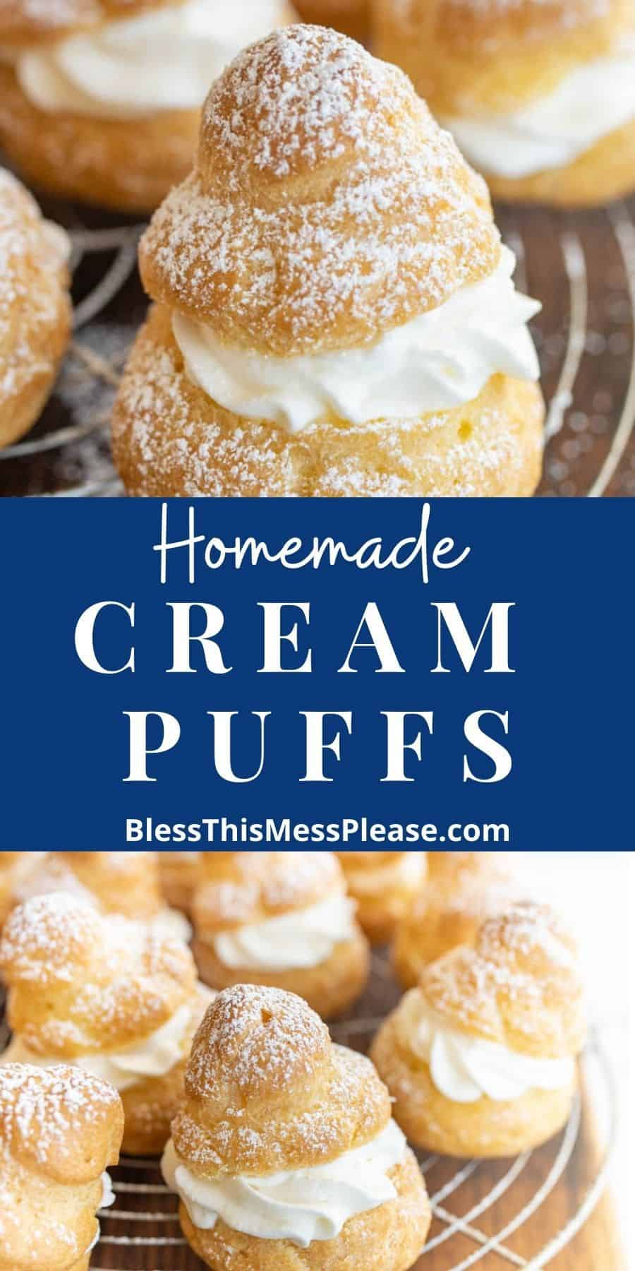 Easy Homemade Cream Puffs — Bless this Mess