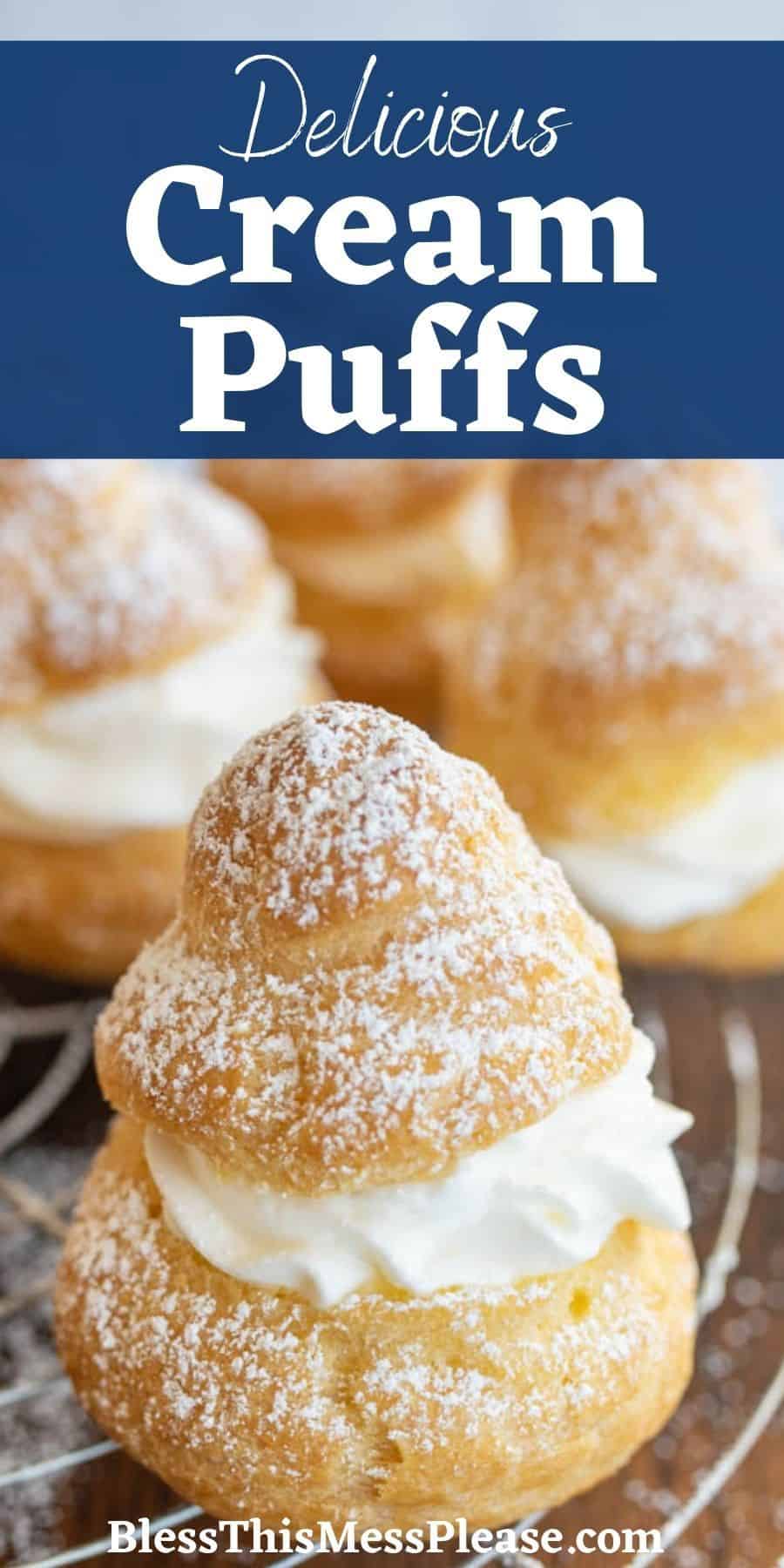 Easy Homemade Cream Puffs — Bless this Mess