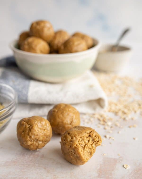 Peanut Butter Protein Balls — Bless this Mess