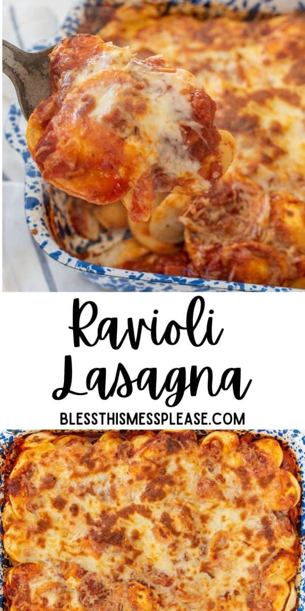 Easy Ravioli Lasagna — Only 5 Ingredients!