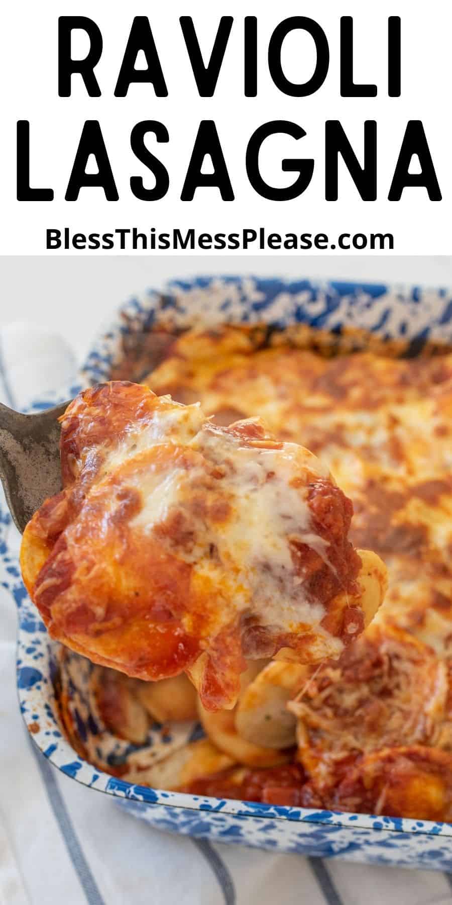 Easy Ravioli Lasagna — Only 5 Ingredients!