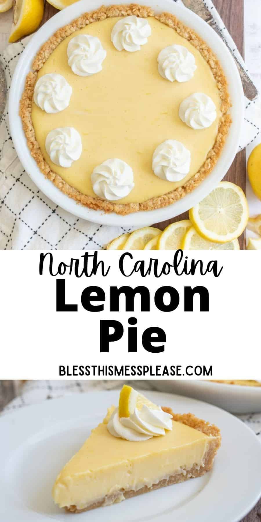 North Carolina Lemon Pie — Bless this Mess