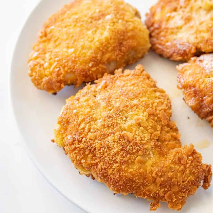 Stove Top Parmesan Crusted Chicken — Bless this Mess