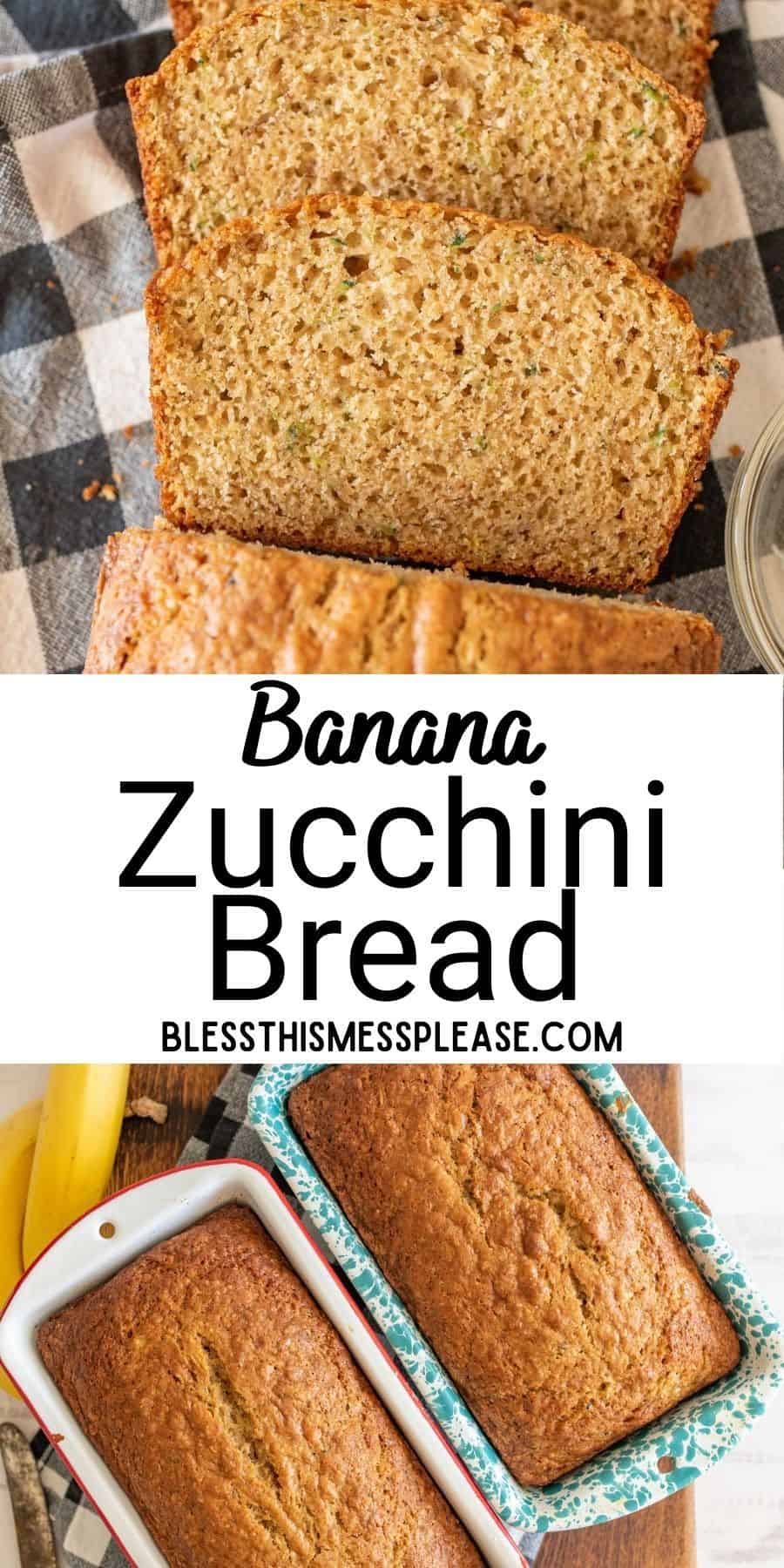 Banana Zucchini Bread Recipe | Best Healthy Quick Bread Recipe