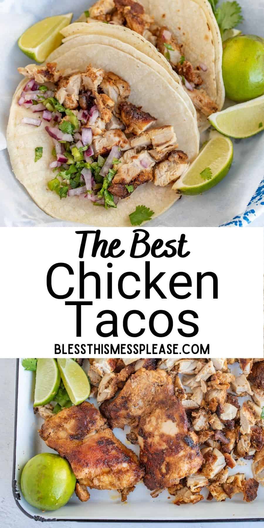 Best Chicken Tacos Recipe — Bless this Mess