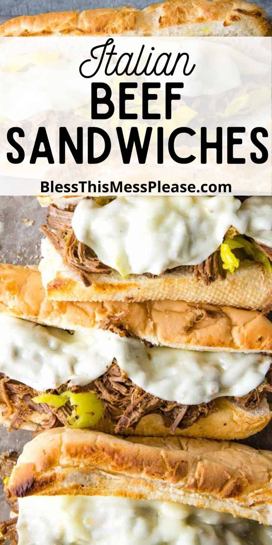 Italian Beef Sandwiches | Easy Pepperoncini Beef Sandwich Recipe