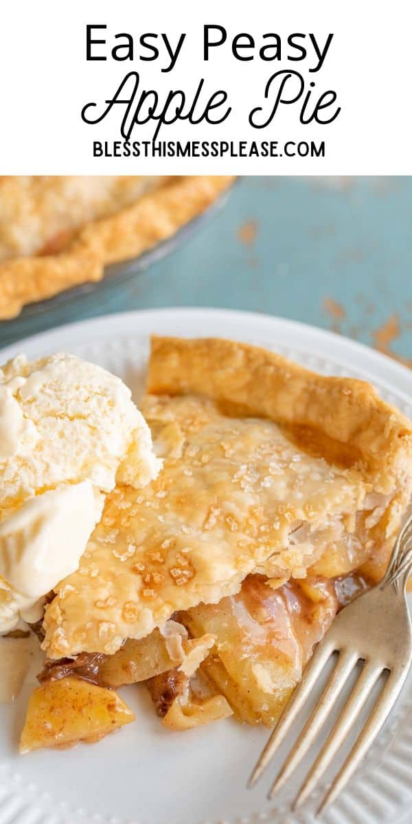 Easy Apple Pie Recipe Using Fresh Apples - With Video! — Bless this Mess