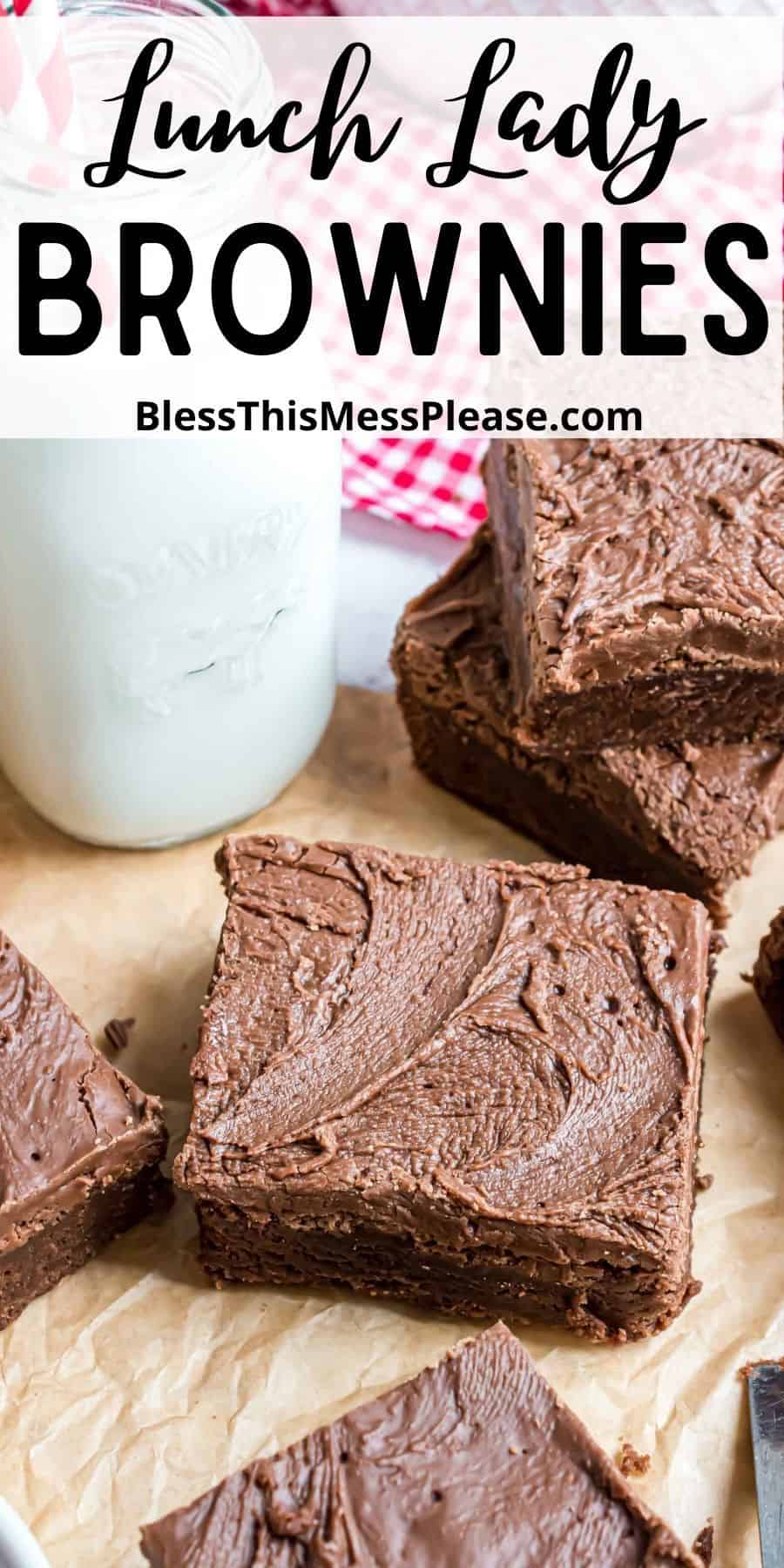 Lunch Lady Brownies — Bless This Mess