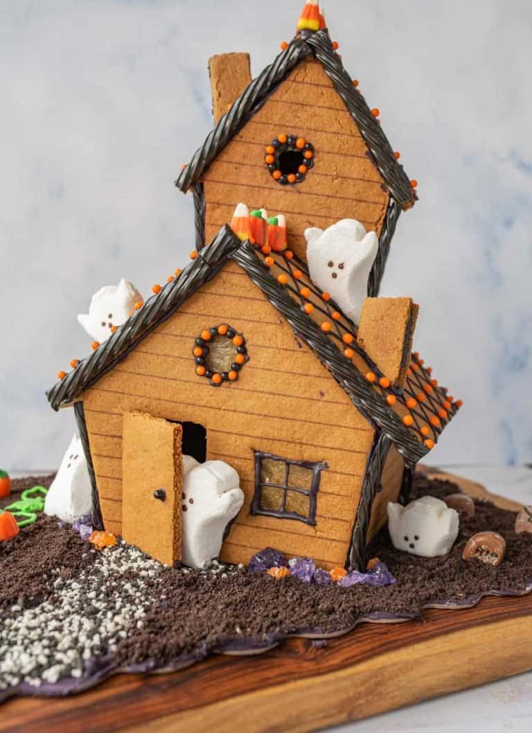 Haunted Halloween Gingerbread House — Bless this Mess