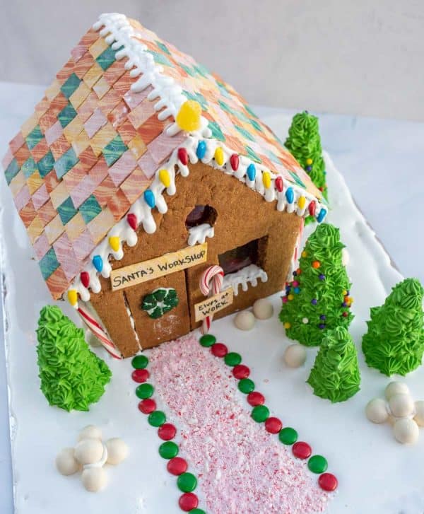 Best Homemade Gingerbread House | Recipe + Template — Bless this Mess