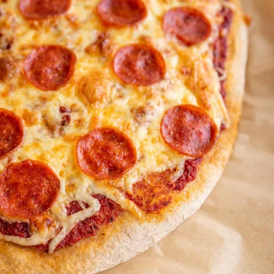 Best Whole Wheat Pizza Crust Recipe | Healthy Homemade Pizza Dough