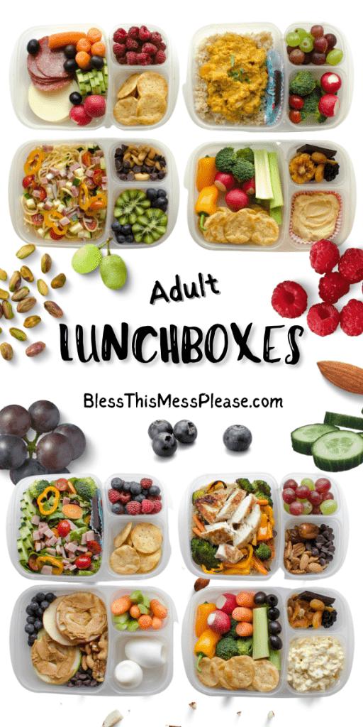 Bento Box Lunch Ideas for Work & School – Adult LUNCHABLES! 