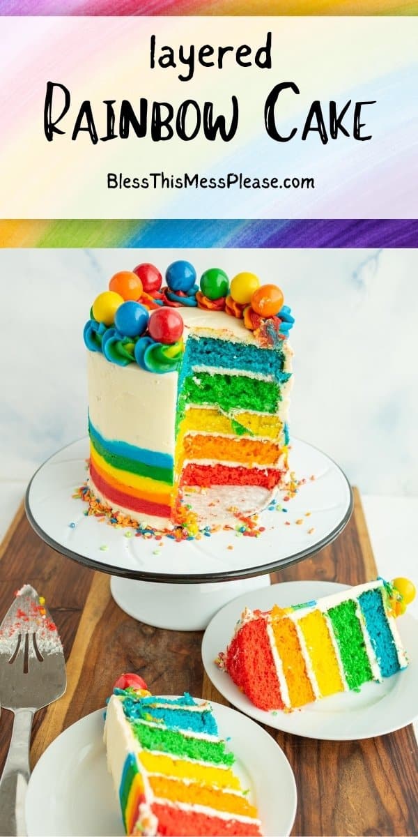 Rainbow Cake — Bless this Mess