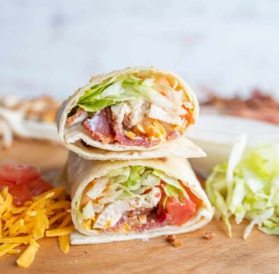 Chicken Wrap with Bacon and Ranch — Bless this Mess