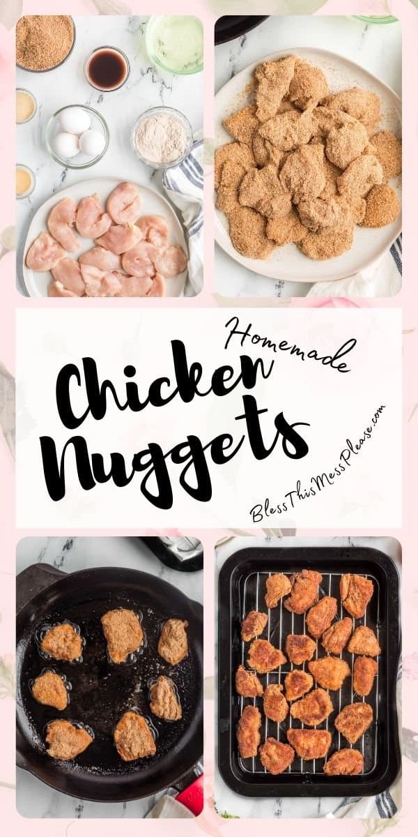 Healthy Homemade Frozen Chicken Nuggets | Easy Meal Prep Recipe