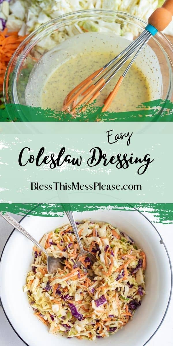 Coleslaw Dressing — Bless This Mess