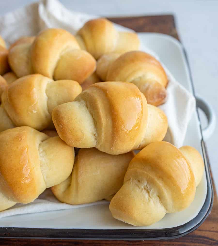 how to make rolls in advance & bake later {fridge & freezer