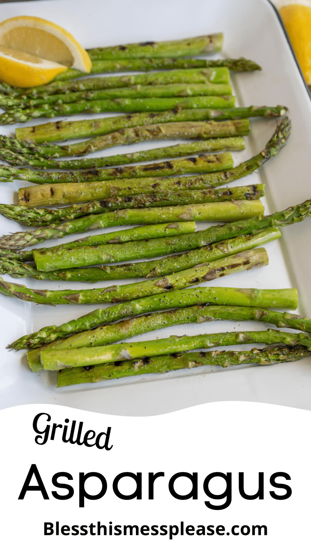 Easy Grilled Asparagus — Bless this Mess