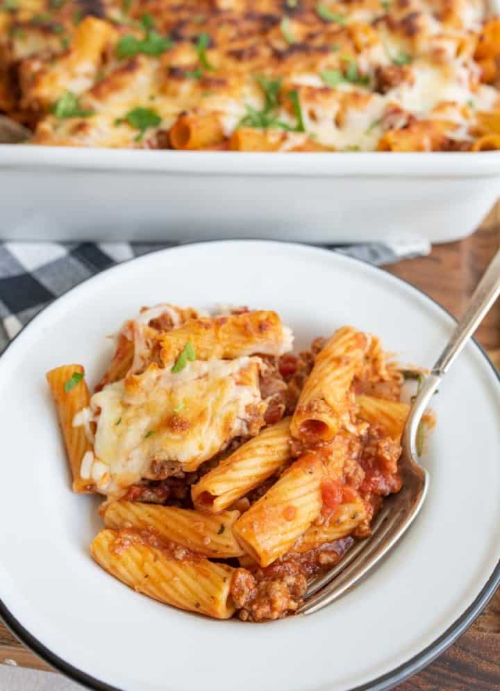 Baked Rigatoni — Bless this Mess